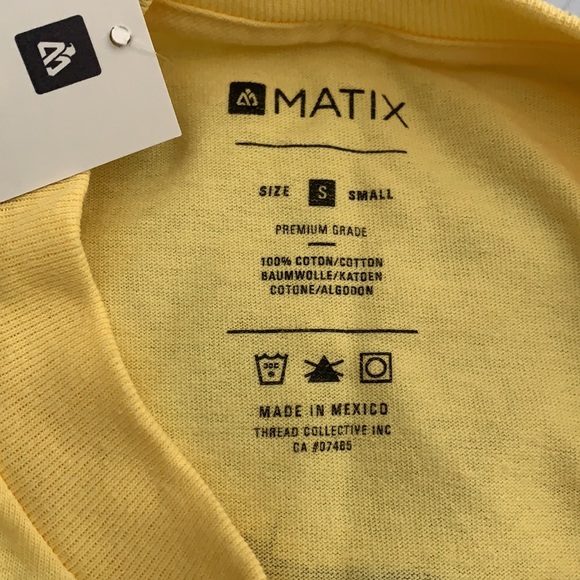 Matix Yellow unisex T-Shirt - Picture 10 of 11
